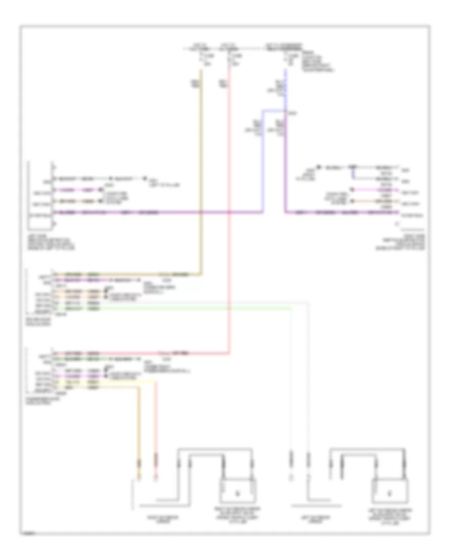 Blind Spot Information System Wiring Diagram for Ford Escape SE 2014