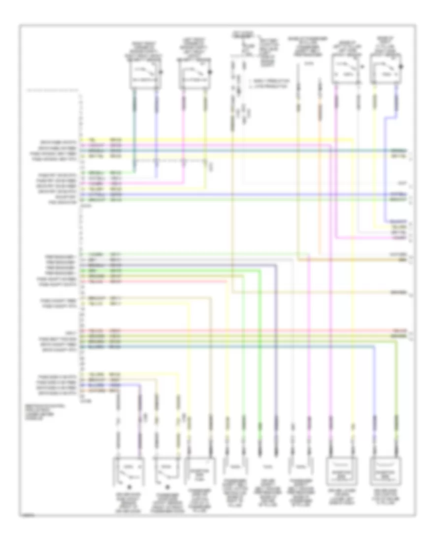 Supplemental Restraints Wiring Diagram 1 of 3 for Ford Escape SE 2014