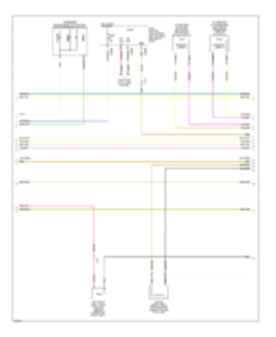 Supplemental Restraints Wiring Diagram 2 of 3 for Ford Escape SE 2014