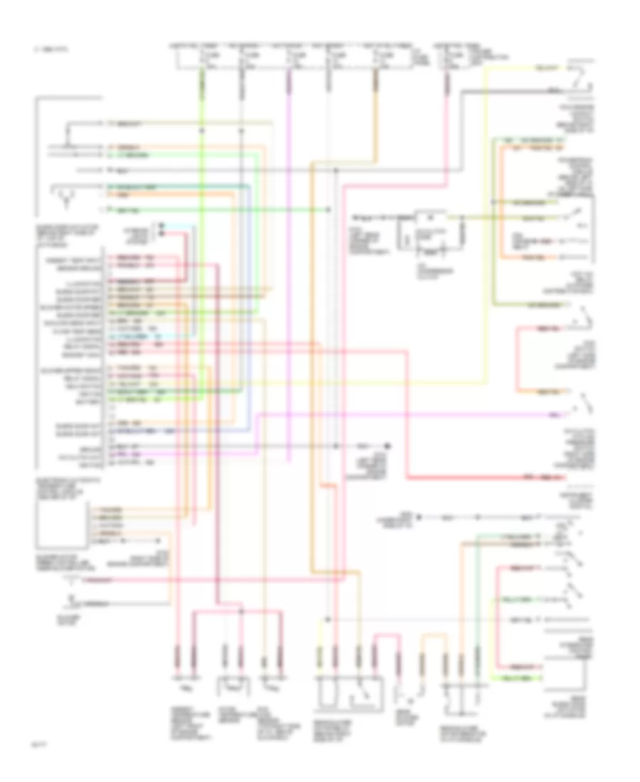 A C Wiring Diagram Auto A C for Ford Explorer 1995