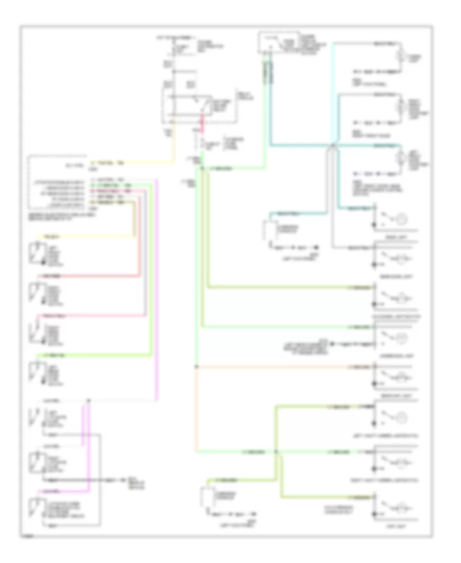 Courtesy Lamps Wiring Diagram for Ford Explorer 1995