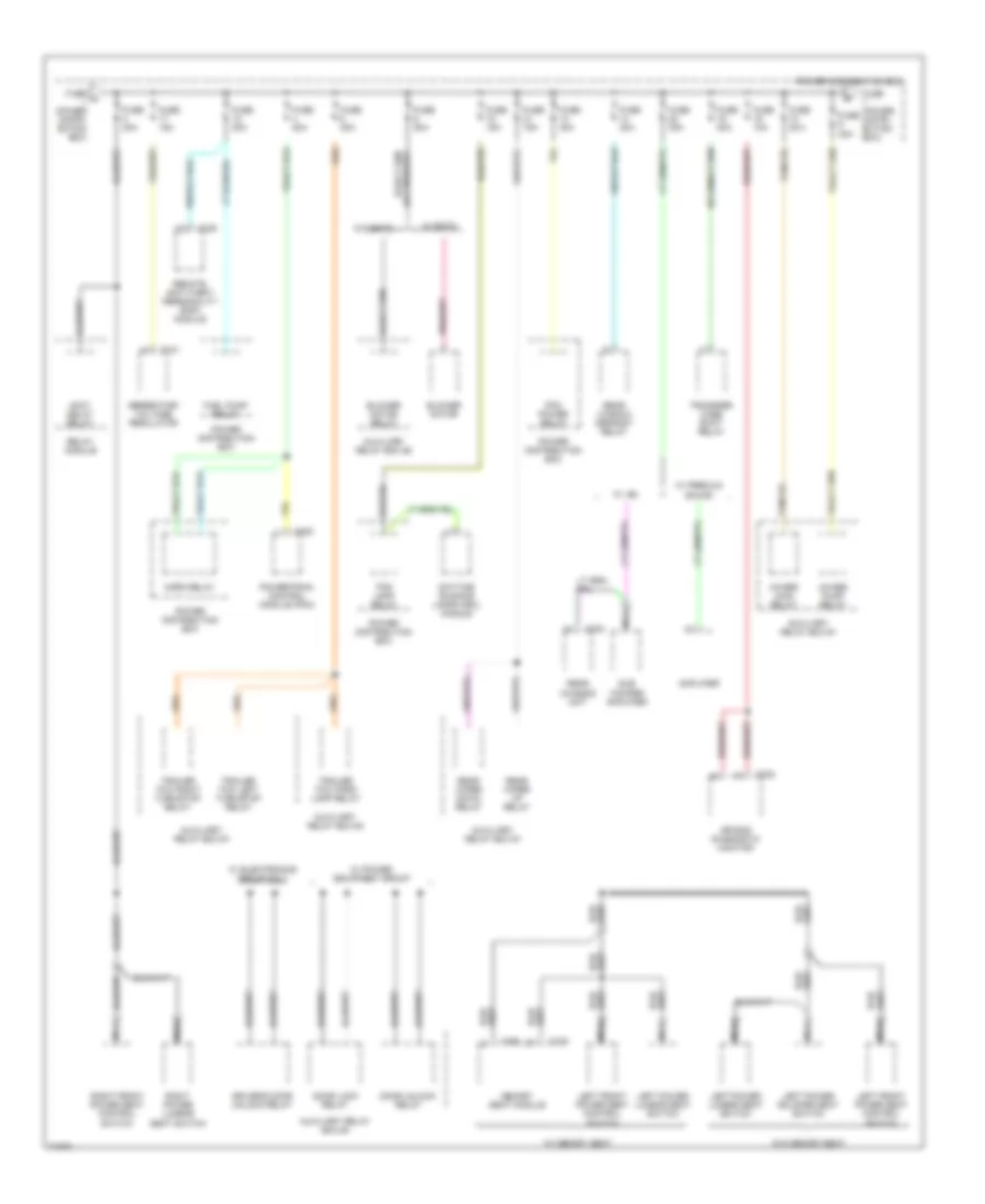 Power Distribution Wiring Diagram 2 of 5 for Ford Explorer 1995