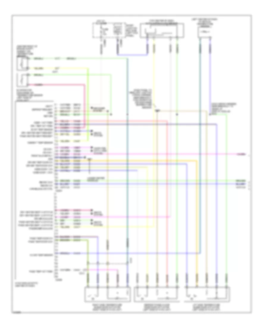 Automatic A C Wiring Diagram 1 of 2 for Ford Taurus SHO 2011