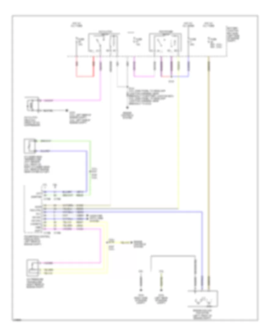 Automatic AC Wiring Diagram, Except Hybrid (3 of 3) for Ford Fusion Hybrid 2010