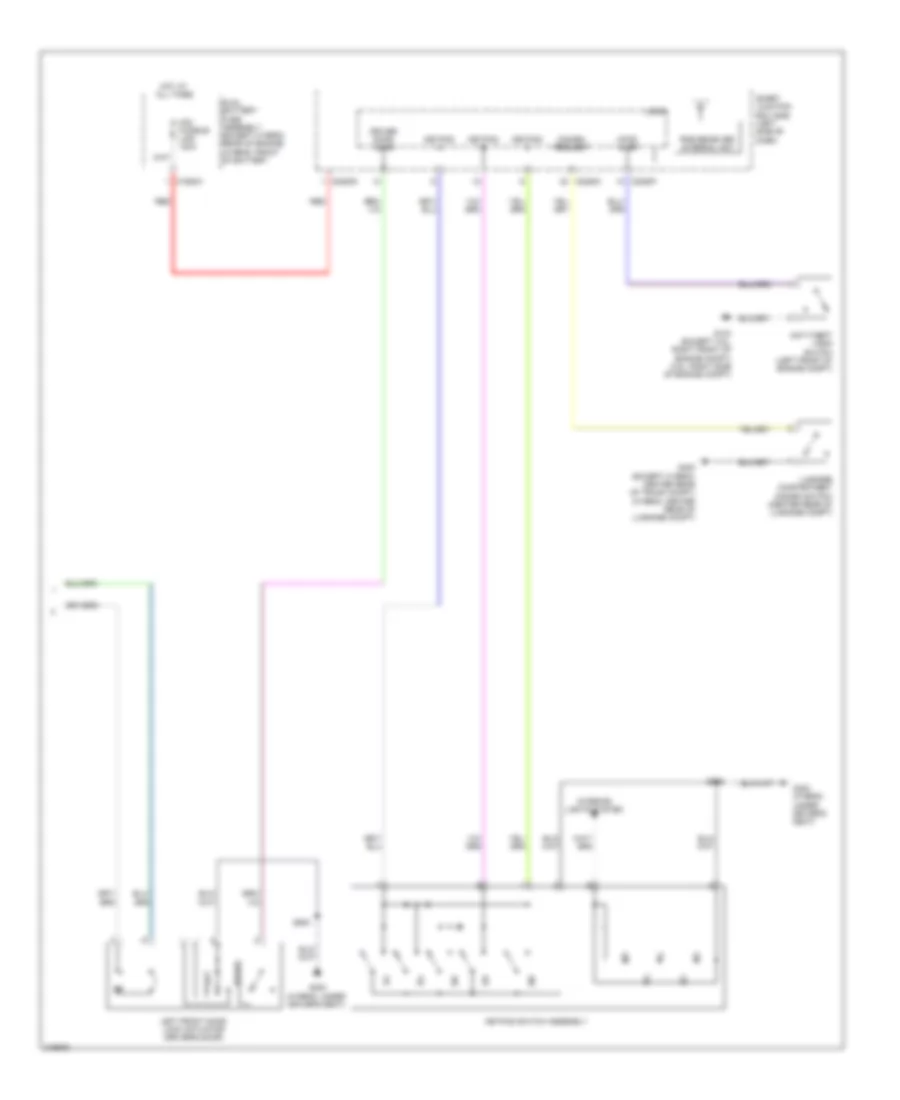 Forced Entry Wiring Diagram 2 of 2 for Ford Fusion Hybrid 2010