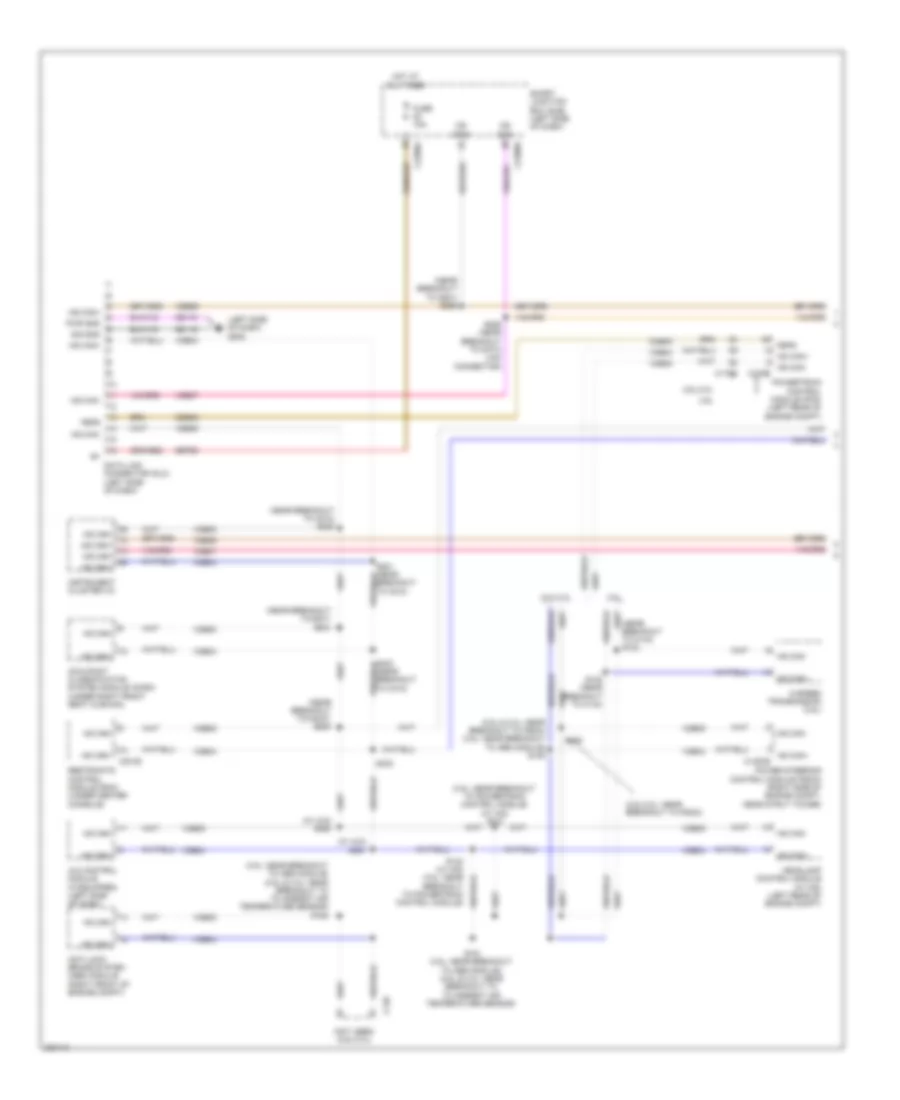 Computer Data Lines Wiring Diagram Except Hybrid 1 of 2 for Ford Fusion Hybrid 2010