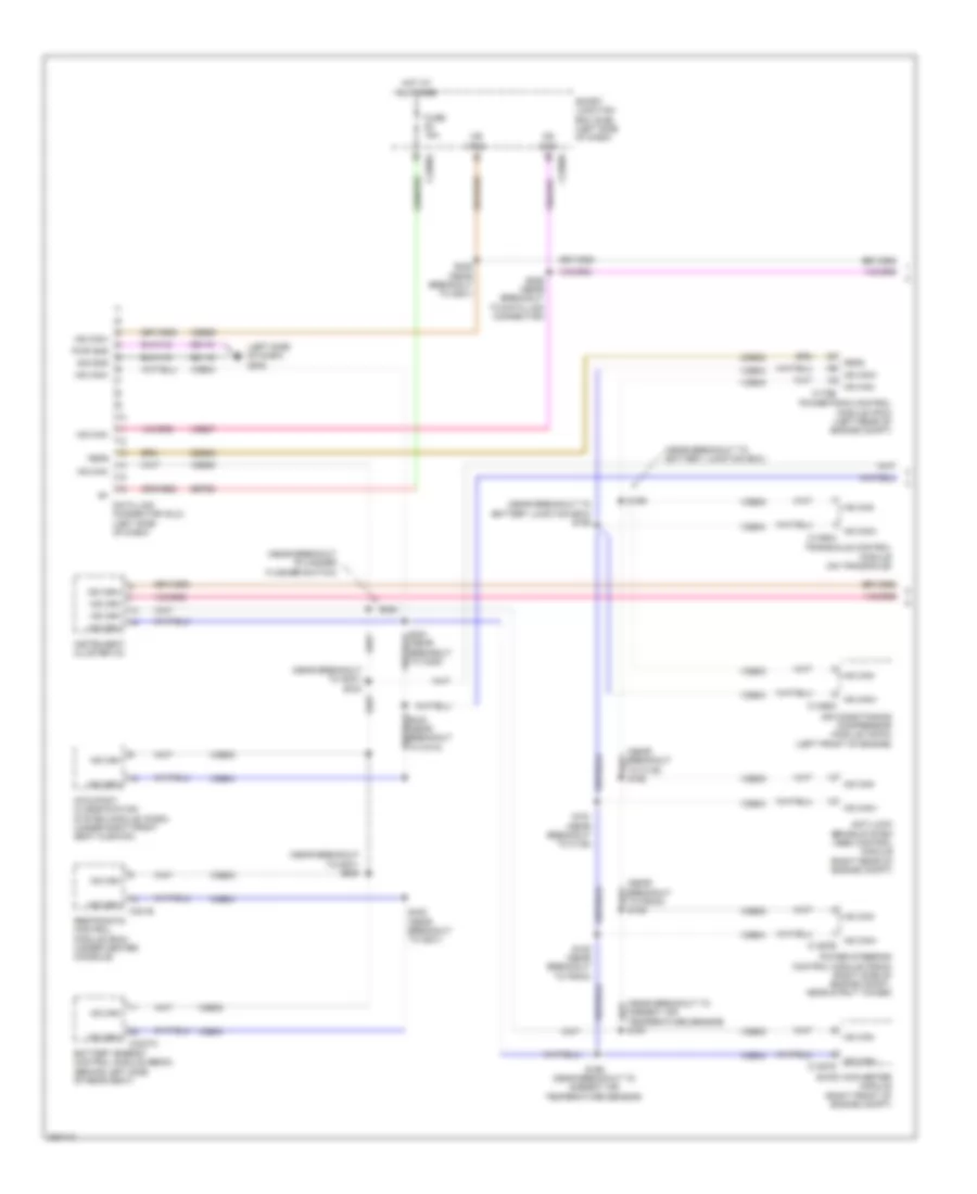 Computer Data Lines Wiring Diagram Hybrid 1 of 2 for Ford Fusion Hybrid 2010