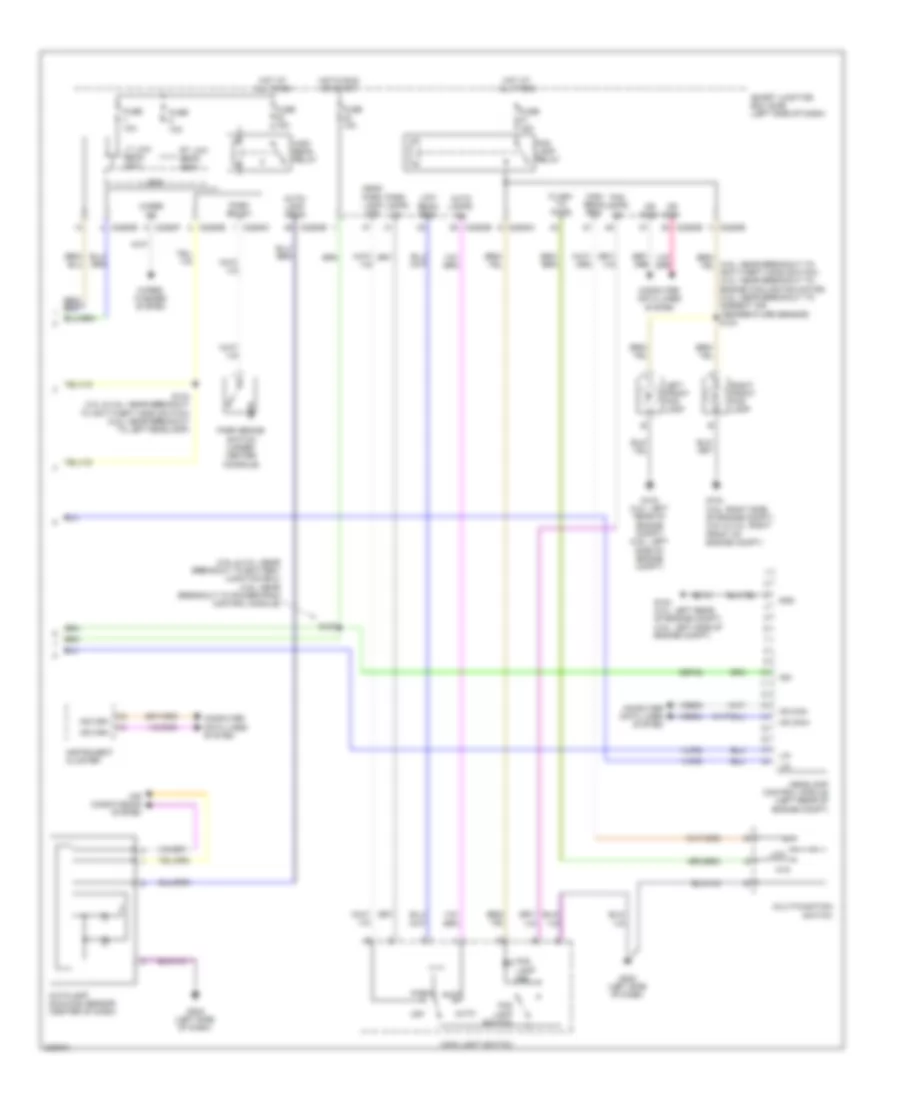 Headlights Wiring Diagram Except Hybrid with HID Headlights 2 of 2 for Ford Fusion Hybrid 2010