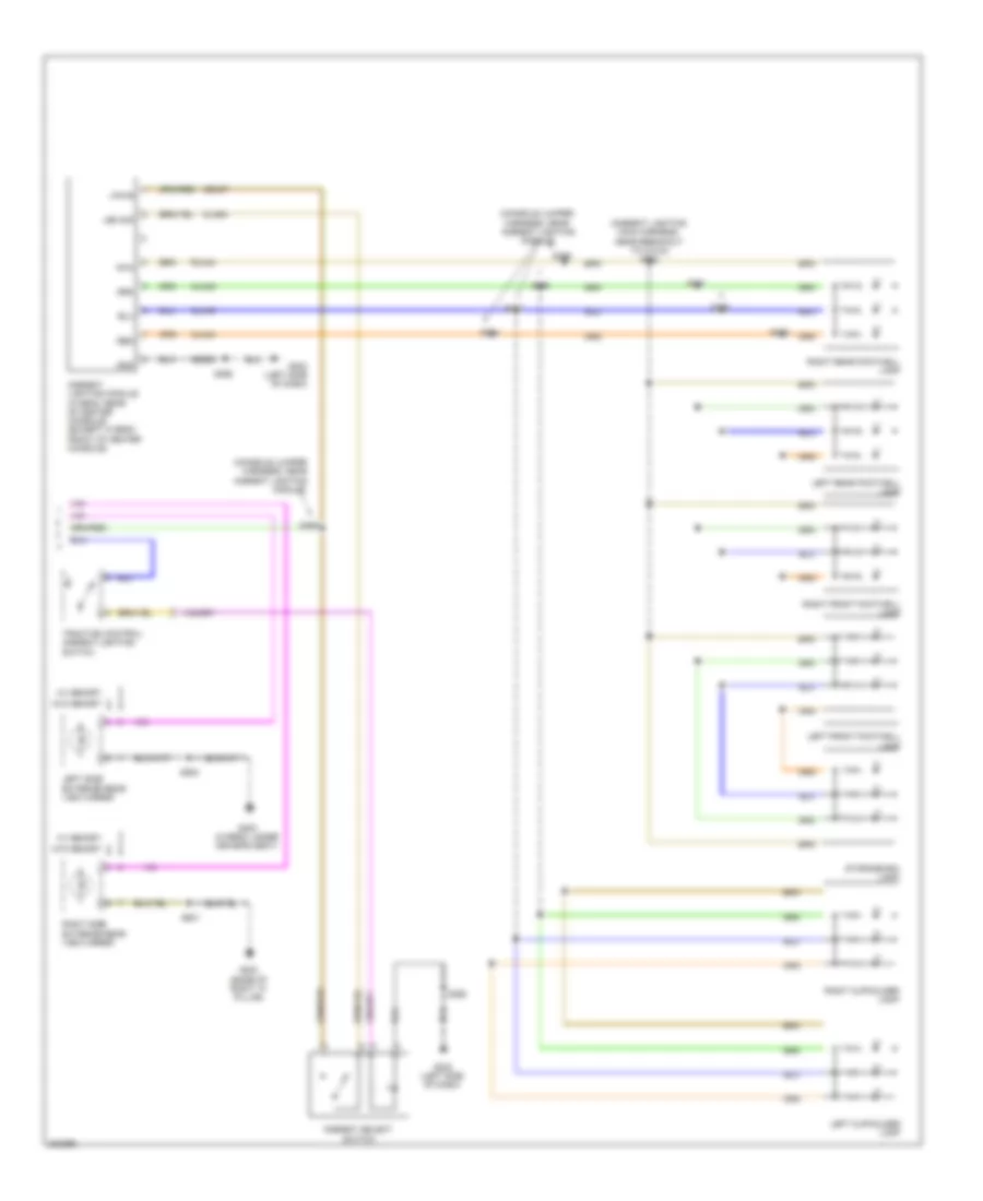 Courtesy Lamps Wiring Diagram 2 of 2 for Ford Fusion Hybrid 2010