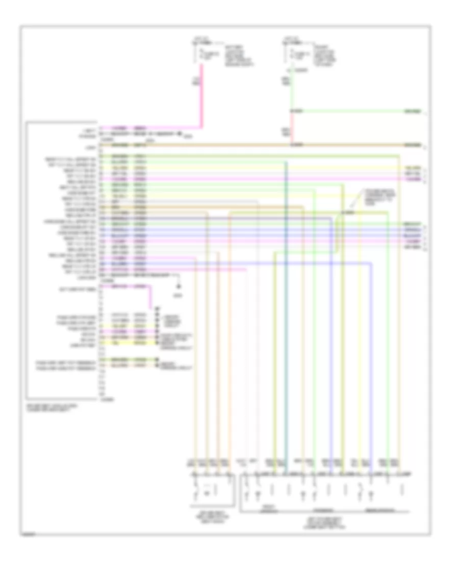 Memory Seat Wiring Diagram (1 of 2) for Ford Fusion Hybrid 2010