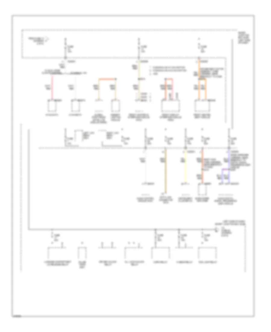 Power Distribution Wiring Diagram Except Hybrid 4 of 5 for Ford Fusion Hybrid 2010
