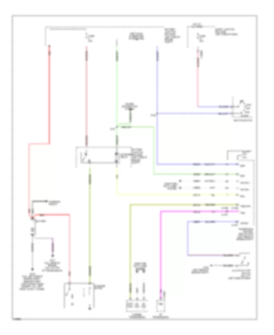 Starting Wiring Diagram for Ford Fusion Hybrid 2010