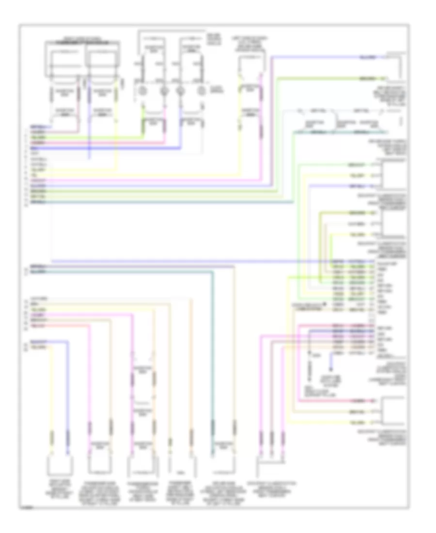 Supplemental Restraints Wiring Diagram (2 of 2) for Ford Fusion Hybrid 2010