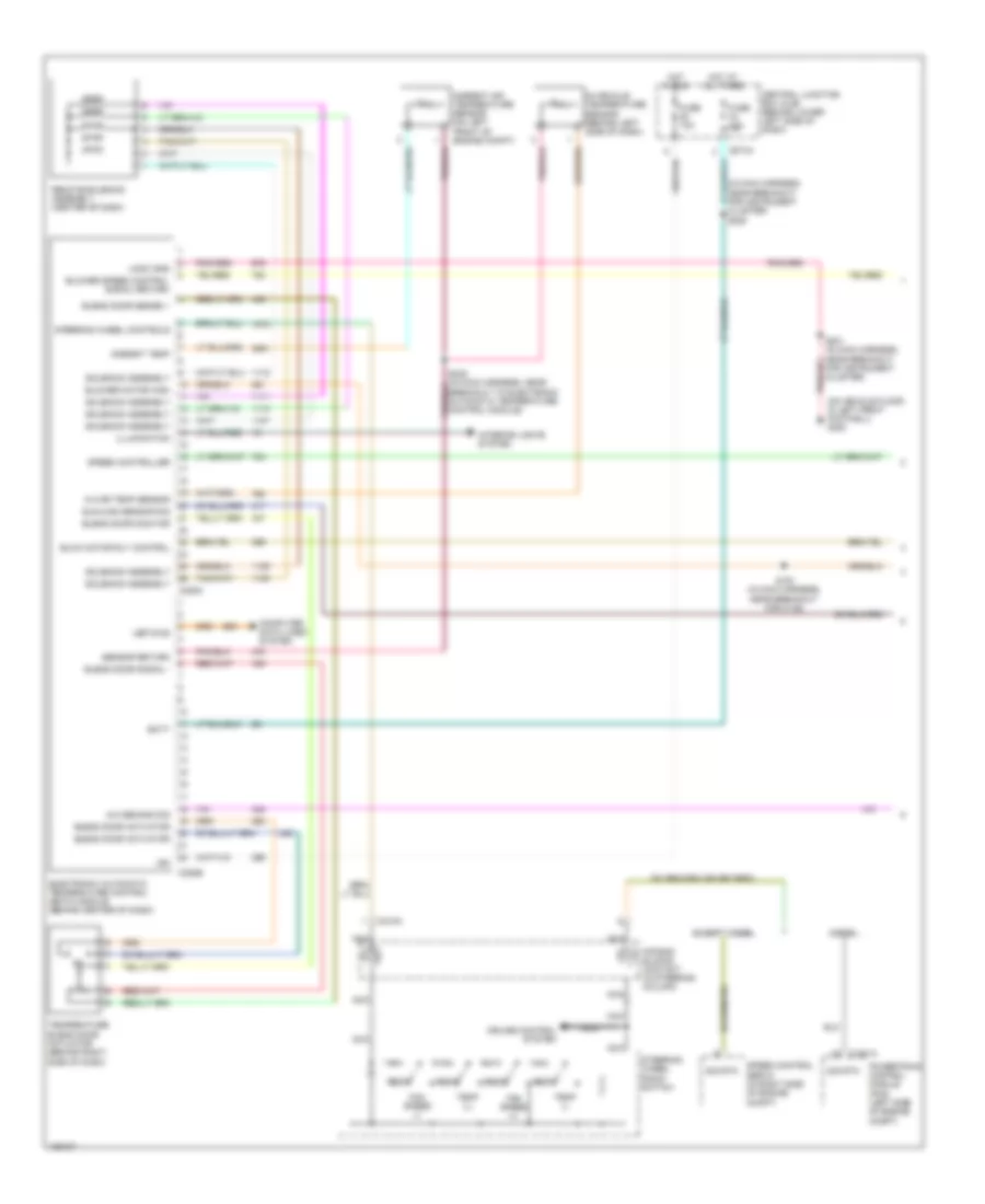 Automatic A C Wiring Diagram 1 of 2 for Ford Excursion 2004