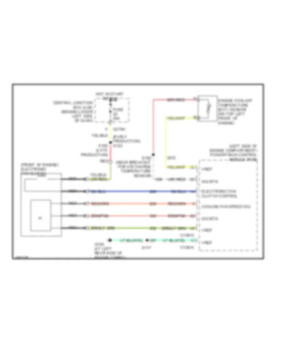 6 0L Cooling Fan Wiring Diagram for Ford Excursion 2004