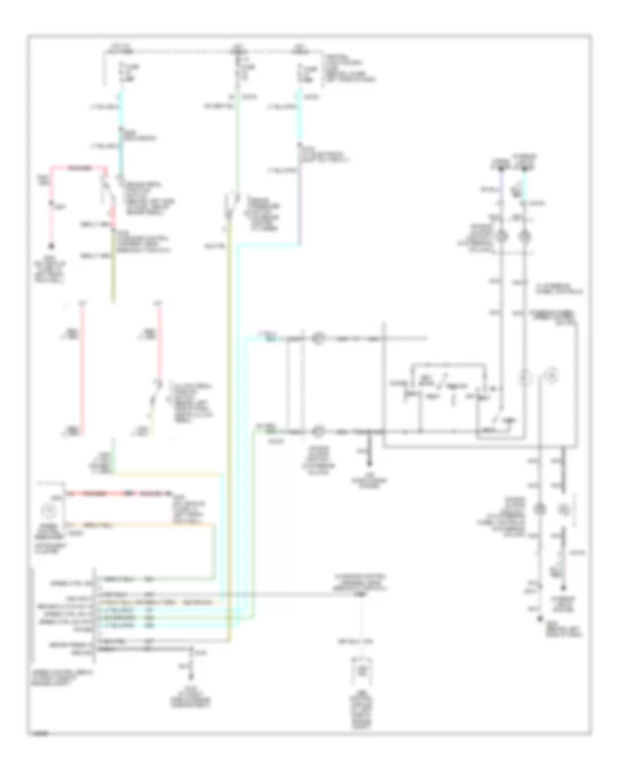 6.8L, Cruise Control Wiring Diagram for Ford Excursion 2004