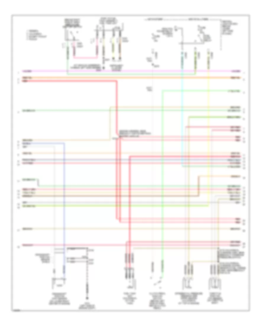 5.4L, Engine Performance Wiring Diagram (2 of 4) for Ford Excursion 2004