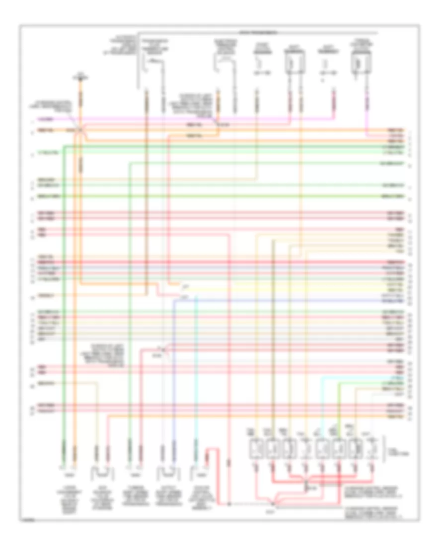 5.4L, Engine Performance Wiring Diagram (3 of 4) for Ford Excursion 2004