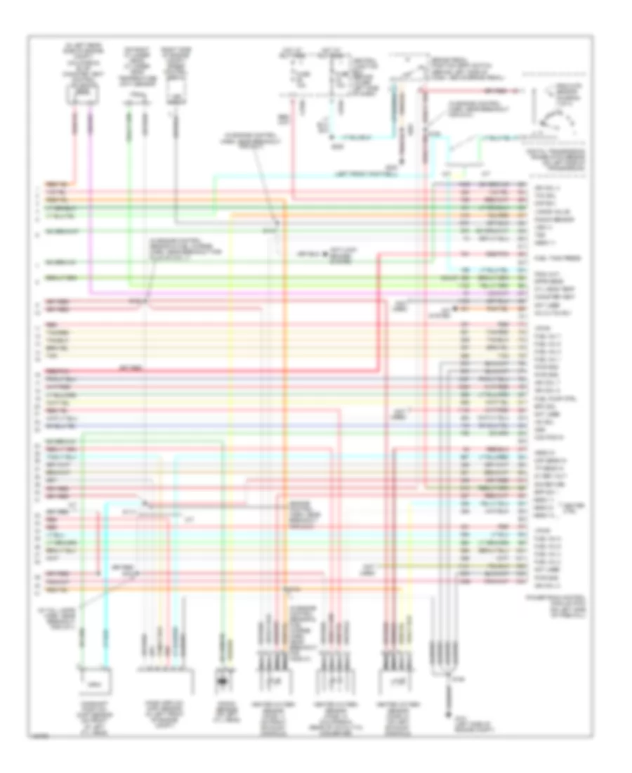5.4L, Engine Performance Wiring Diagram (4 of 4) for Ford Excursion 2004