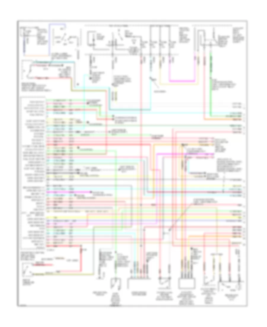 6.0L Diesel, Engine Performance Wiring Diagram (1 of 5) for Ford Excursion 2004