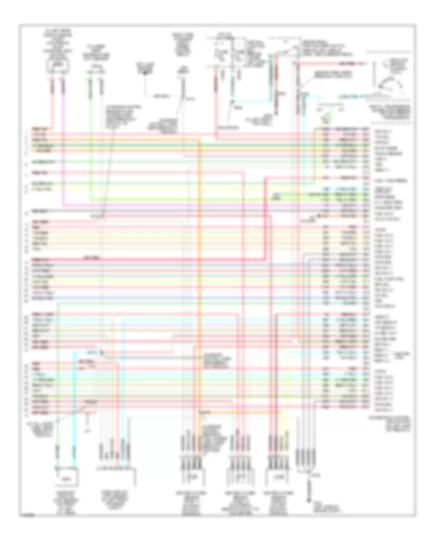 6.8L, Engine Performance Wiring Diagram (4 of 4) for Ford Excursion 2004
