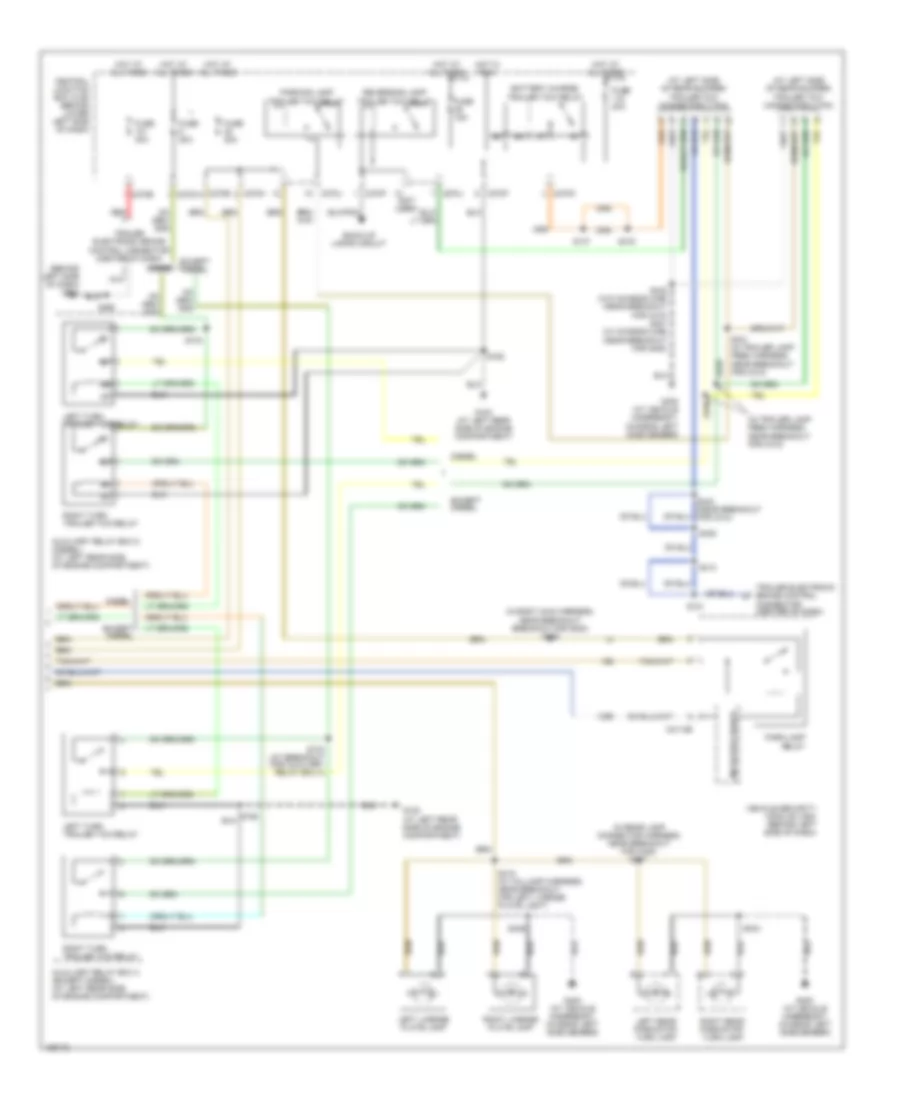 Exterior Lamps Wiring Diagram (2 of 2) for Ford Excursion 2004