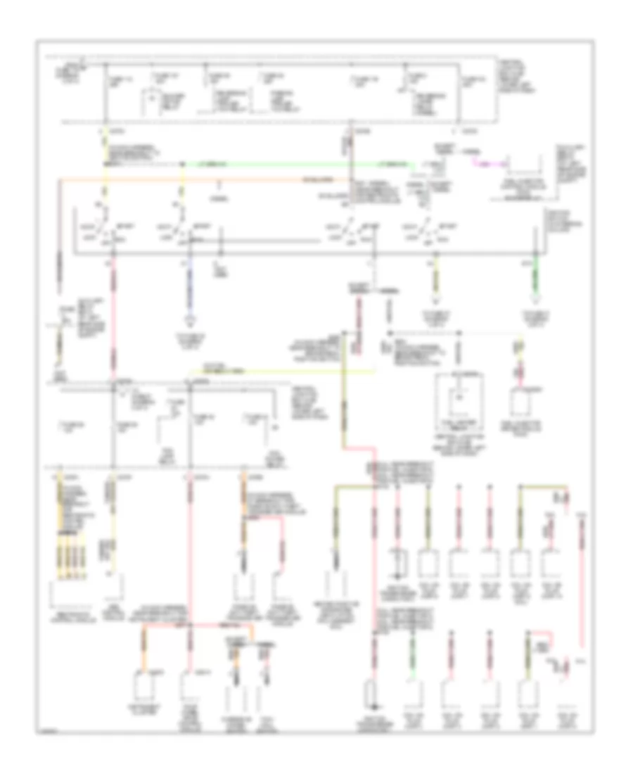 Power Distribution Wiring Diagram (3 of 4) for Ford Excursion 2004