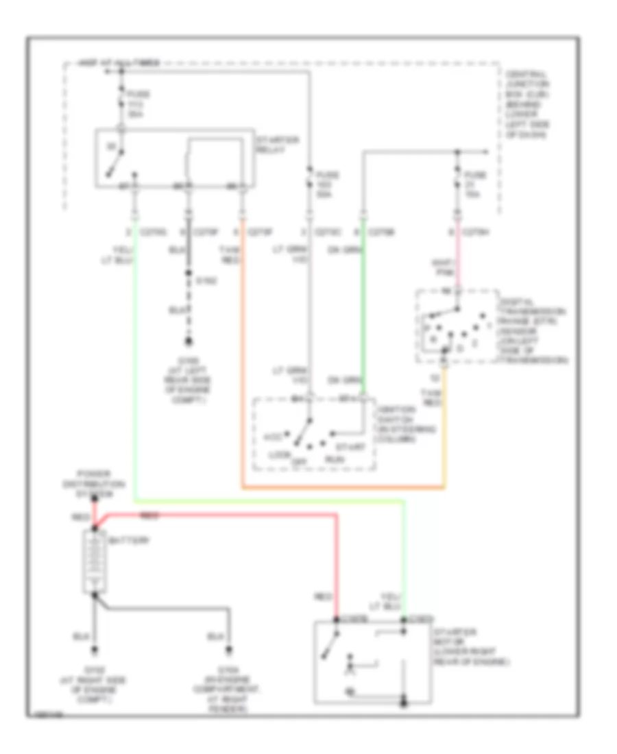 5 4L Starting Wiring Diagram for Ford Excursion 2004