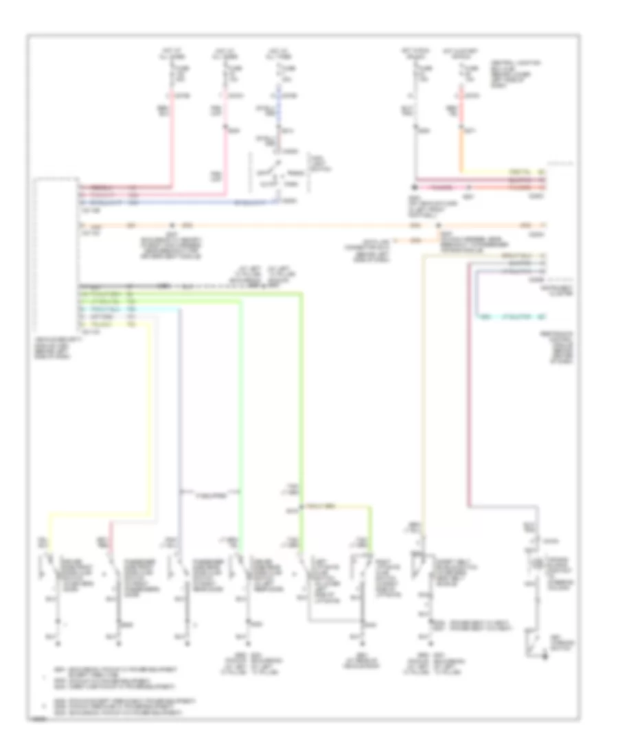 Warning Systems Wiring Diagram for Ford Excursion 2004