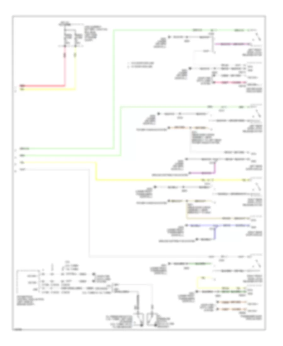 Instrument Cluster Wiring Diagram (2 of 2) for Ford Escape Titanium 2014