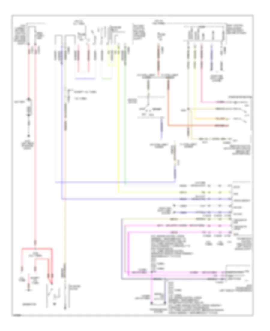 Starting Wiring Diagram for Ford Escape Titanium 2014
