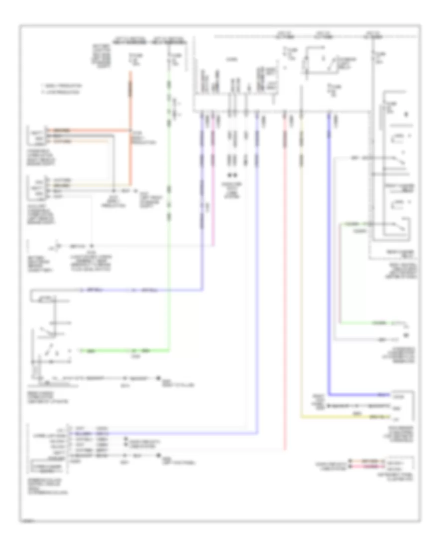 Wiper Washer Wiring Diagram for Ford Escape Titanium 2014