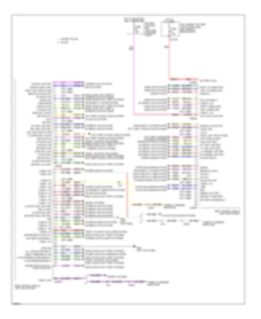 Body Control Module Wiring Diagram 2 of 2 for Ford Explorer 2013
