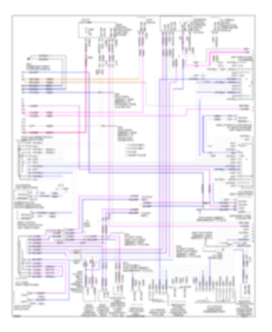 Computer Data Lines Wiring Diagram 1 of 2 for Ford Explorer 2013