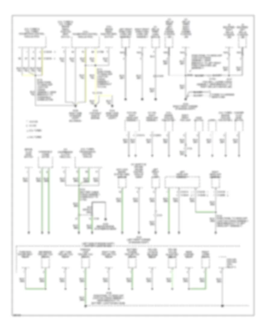 Ground Distribution Wiring Diagram 1 of 6 for Ford Explorer 2013