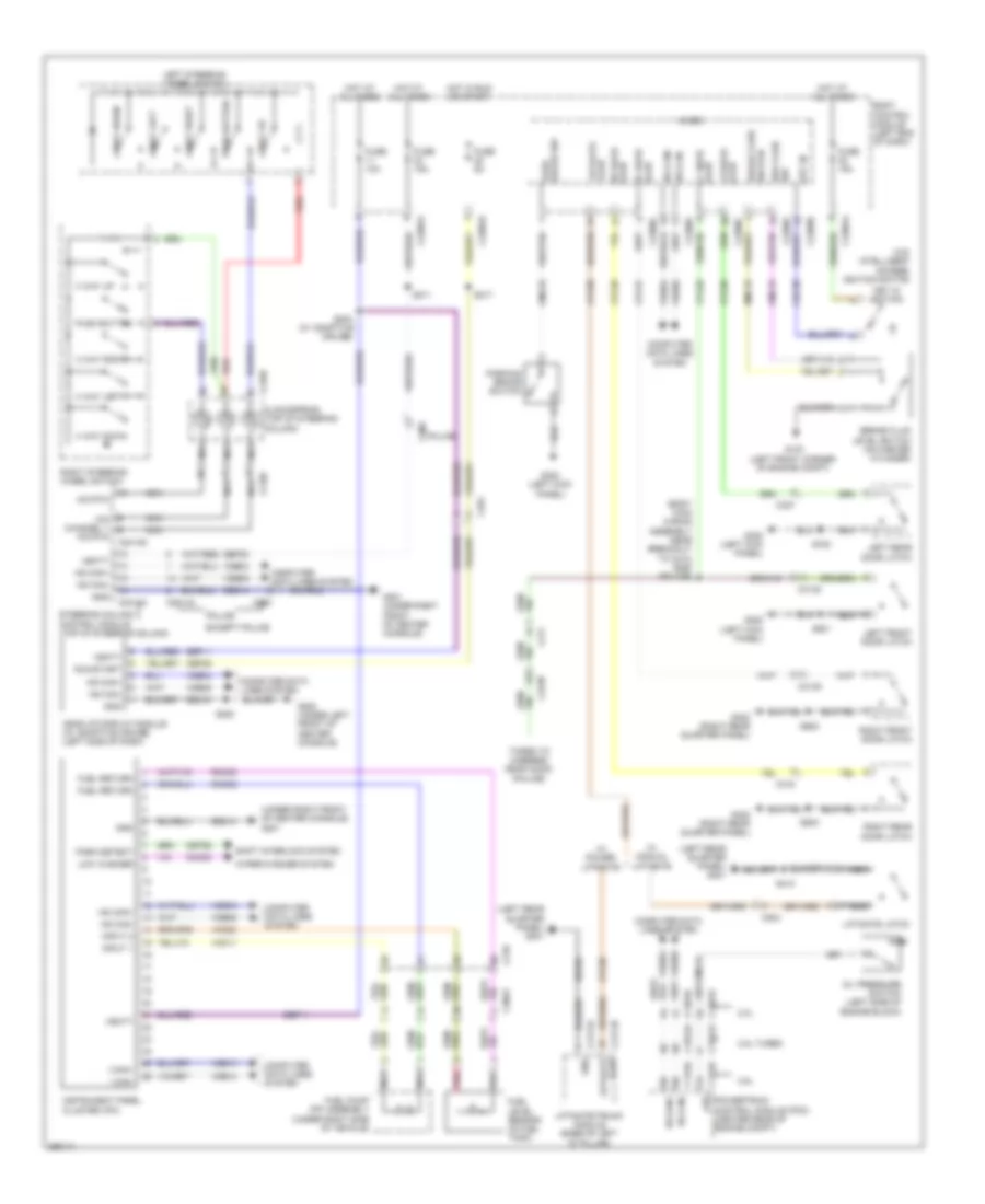 Instrument Cluster Wiring Diagram for Ford Explorer 2013