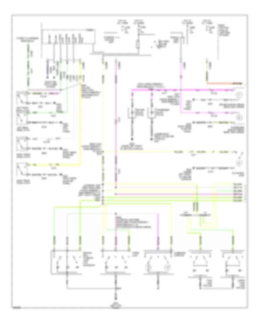 Courtesy Lamps Wiring Diagram 1 of 2 for Ford Explorer 2013