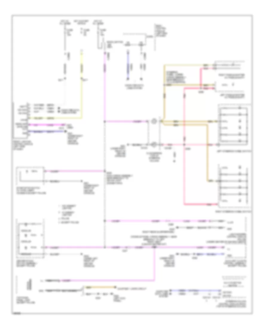 Instrument Illumination Wiring Diagram for Ford Explorer 2013