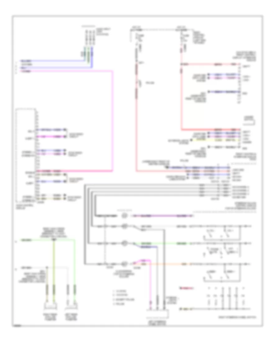 Navigation Wiring Diagram, with Sony (2 of 2) for Ford Explorer 2013