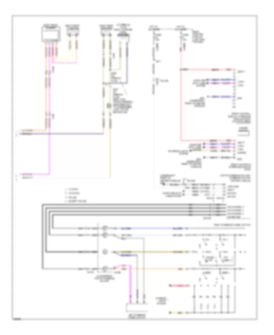 Premium Radio Wiring Diagram 2 of 2 for Ford Explorer 2013