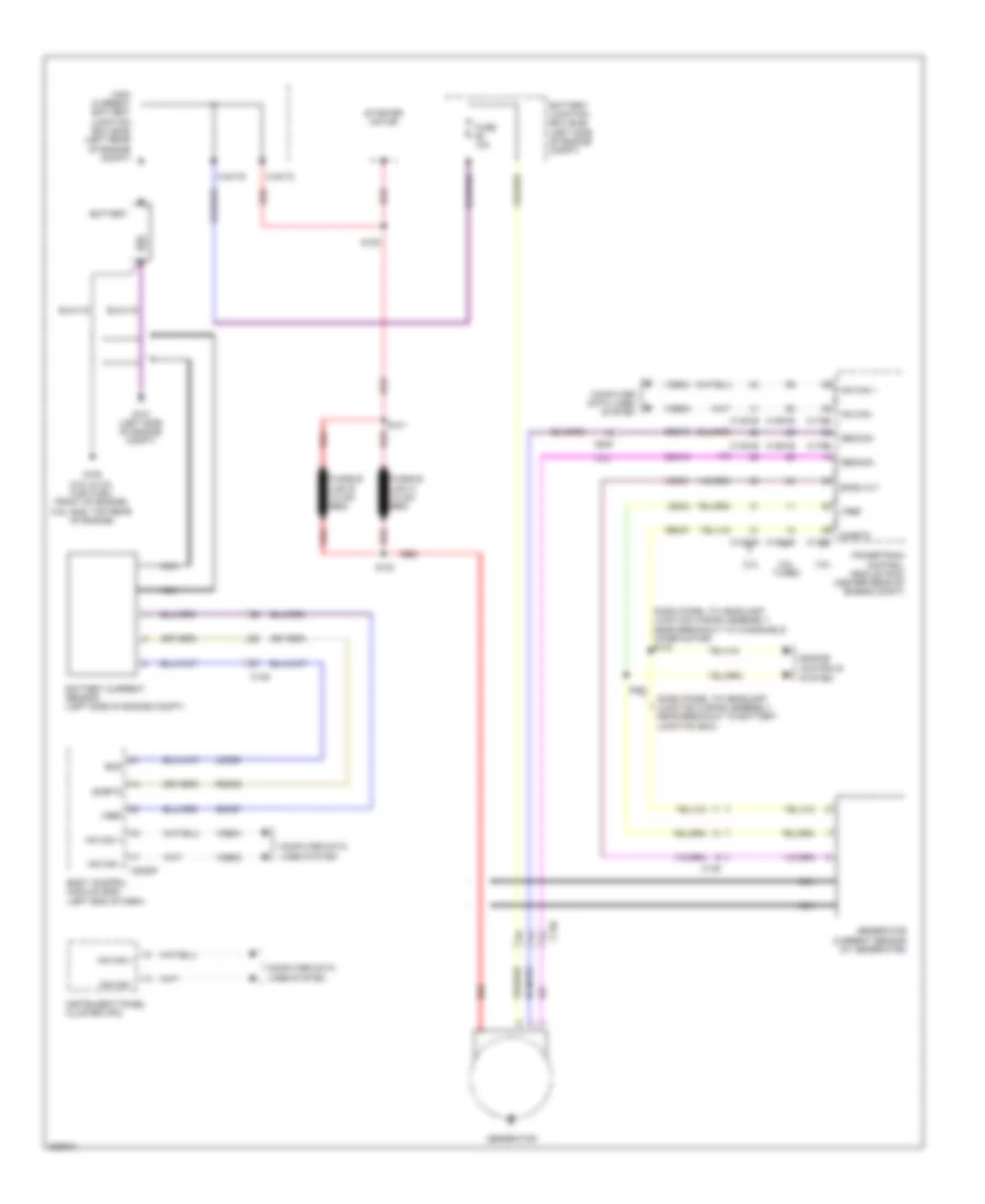 Charging Wiring Diagram for Ford Explorer 2013