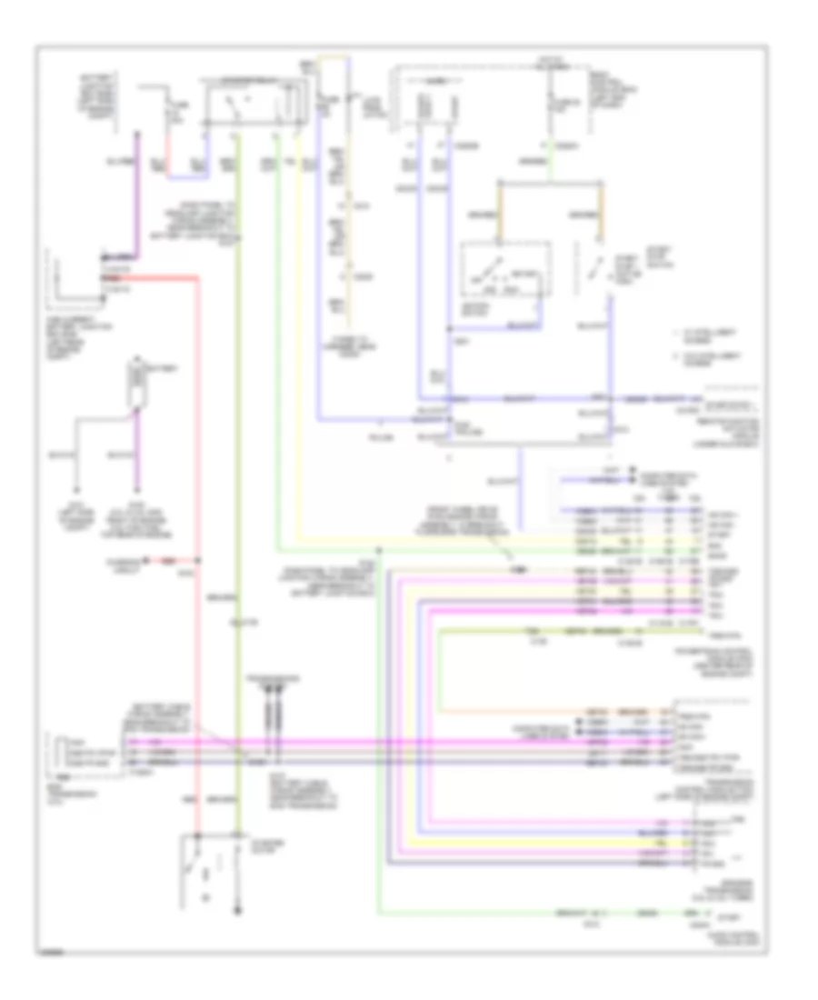 Starting Wiring Diagram for Ford Explorer 2013
