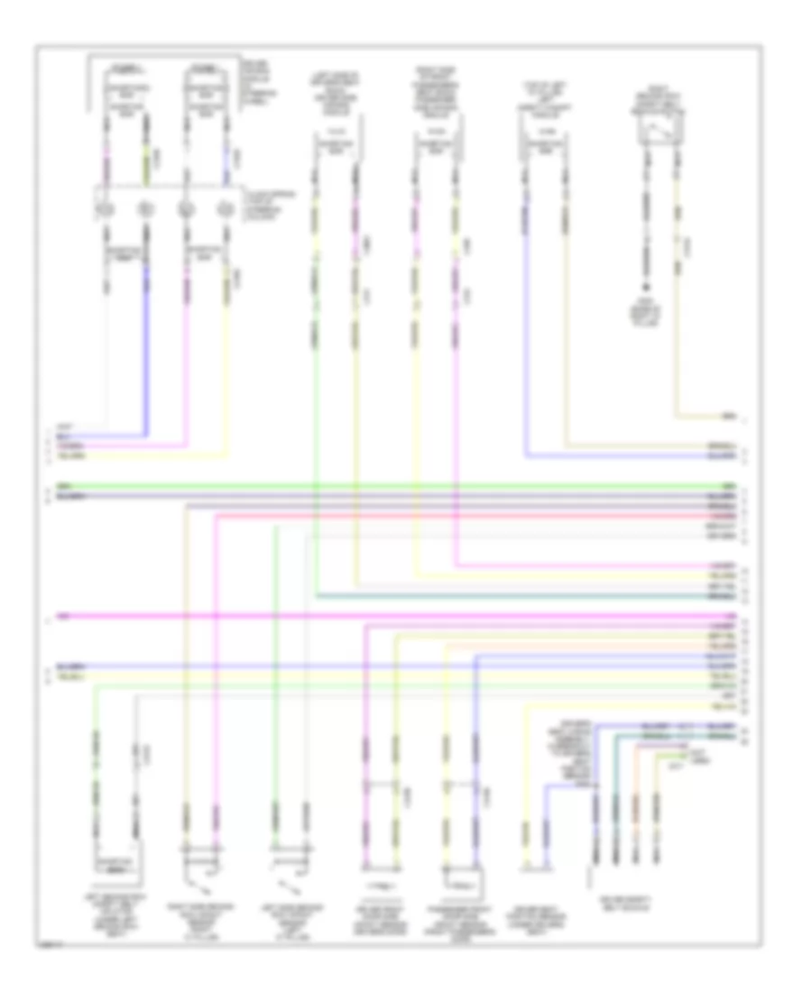 Supplemental Restraints Wiring Diagram (2 of 3) for Ford Explorer 2013
