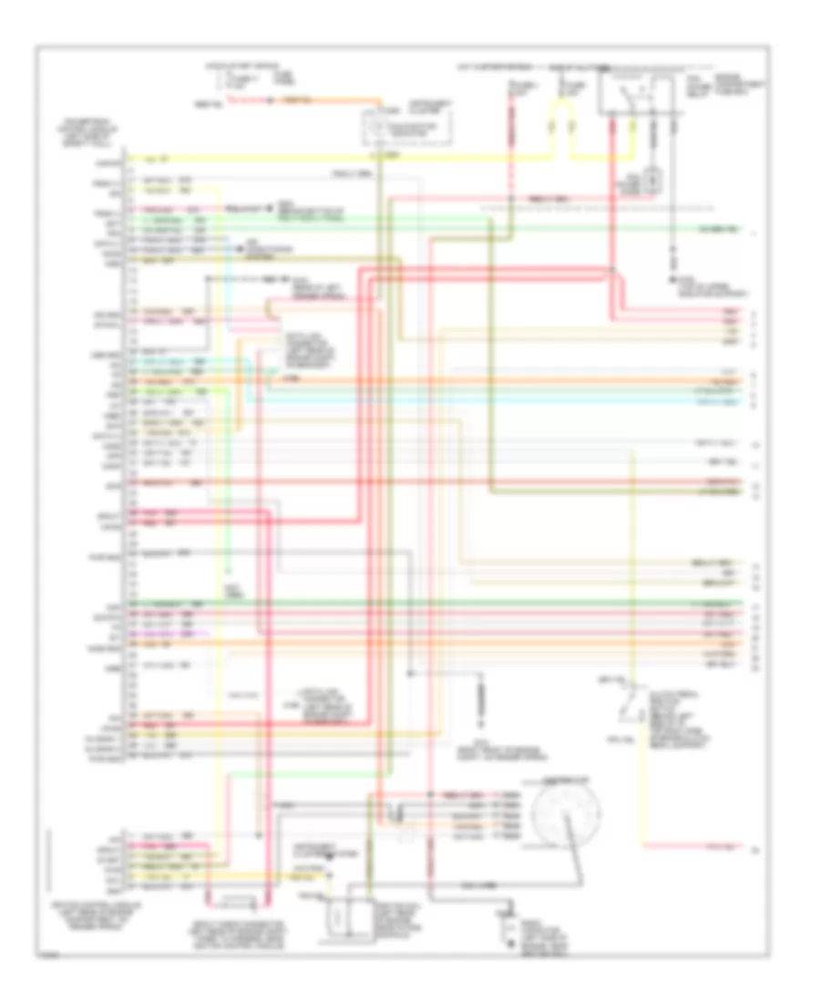 5.0L MFI, Engine Performance Wiring Diagrams (1 of 2) for Ford F-Super Duty 1995
