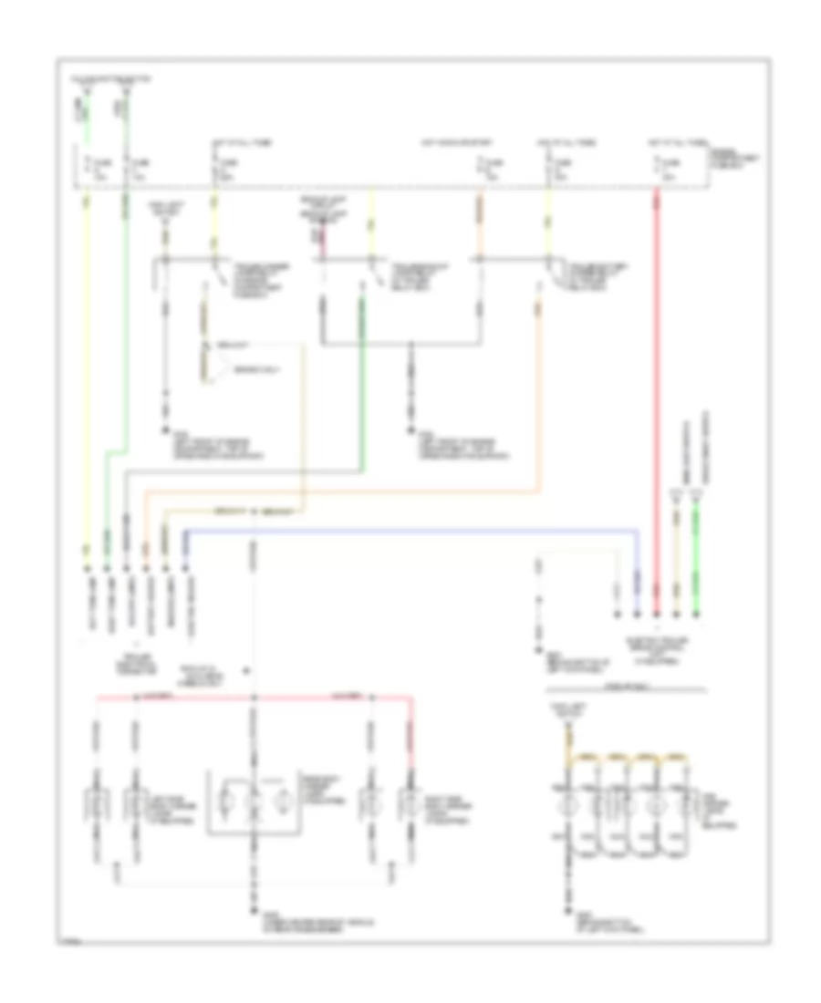 Exterior Lamps Wiring Diagram 2 of 2 for Ford F Super Duty 1995