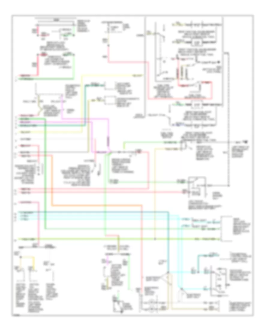 Instrument Cluster Wiring Diagram 2 of 2 for Ford F Super Duty 1995