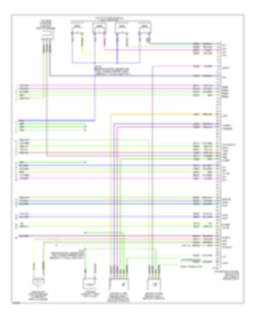 2.5L, Engine Performance Wiring Diagram, Except Hybrid (5 of 5) for Ford Fusion S 2010