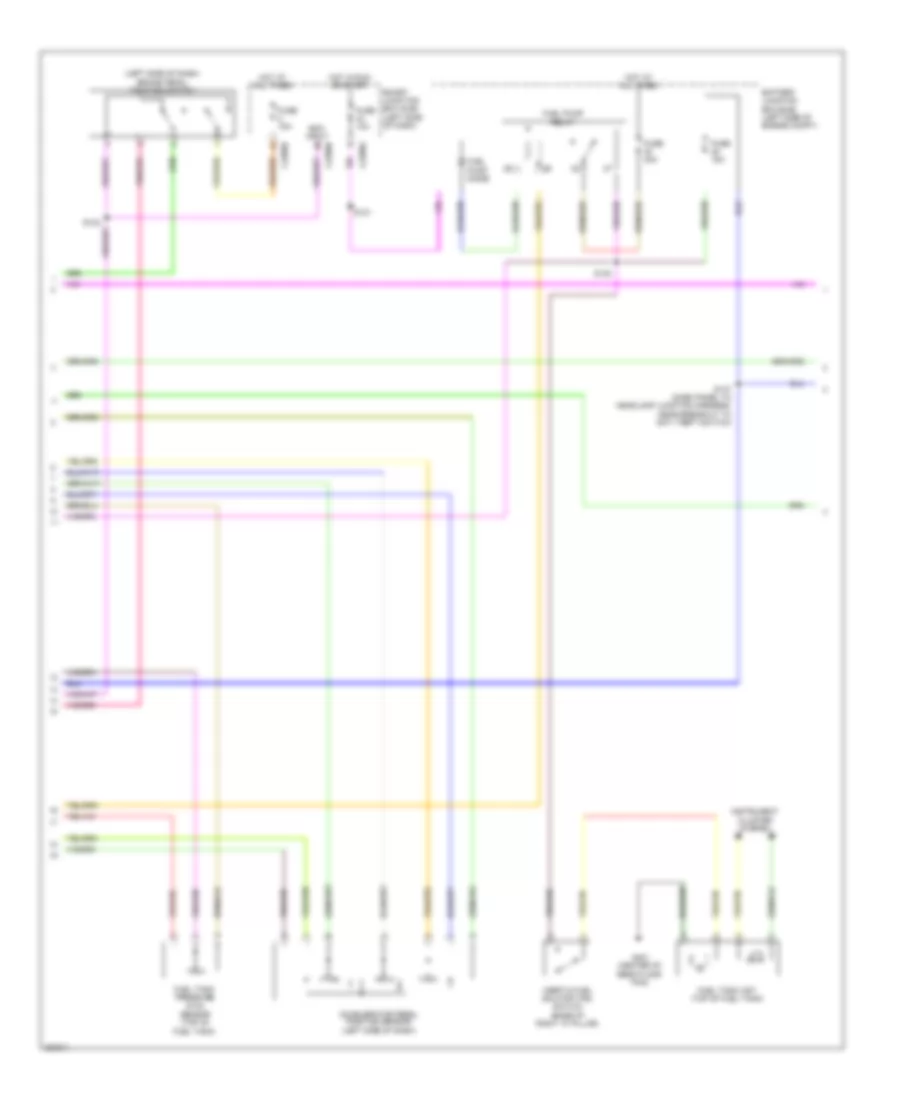 3.5L, Engine Performance Wiring Diagram (2 of 4) for Ford Fusion S 2010