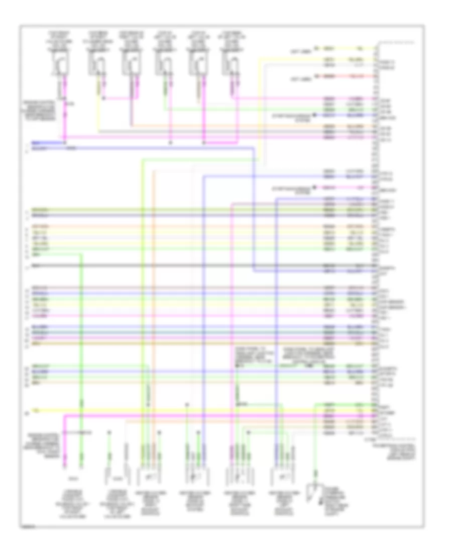 3.5L, Engine Performance Wiring Diagram (4 of 4) for Ford Fusion S 2010