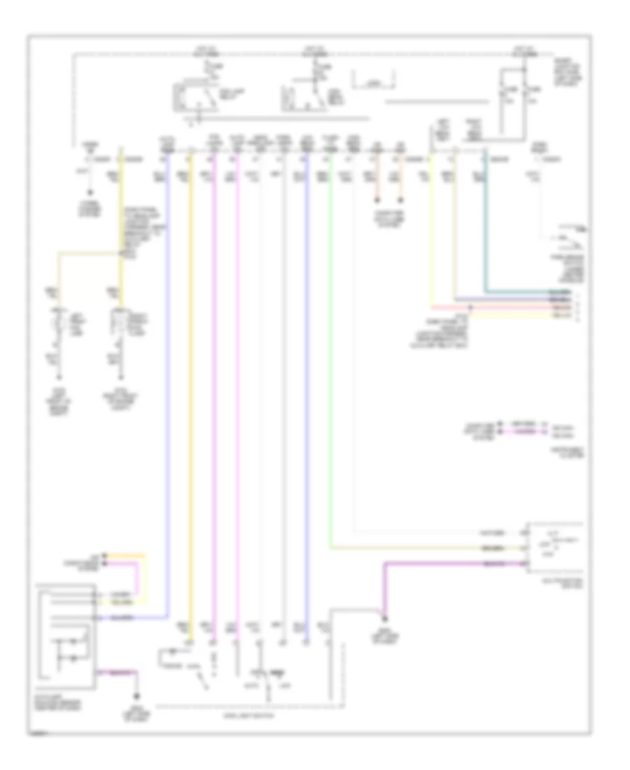 Headlights Wiring Diagram, Hybrid (1 of 2) for Ford Fusion S 2010